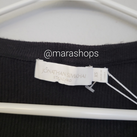 Jonathan Simkhai Iggy Puff Sleeve Cardigan - Picture 7 of 8